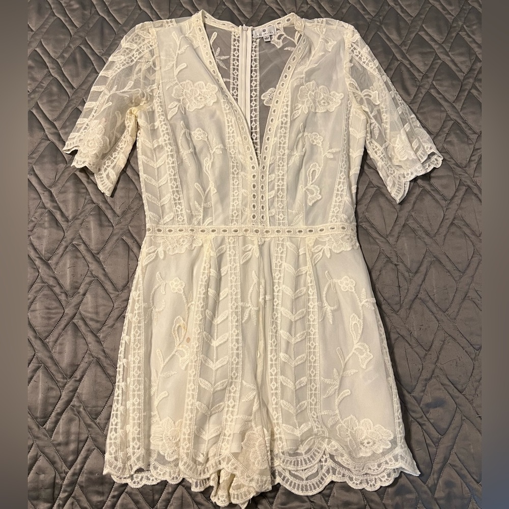 Socialite Lace Romper